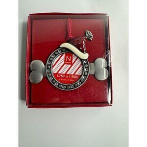 Christmas Ornament for Dog Picture Dog Bone Silver Tree Decor